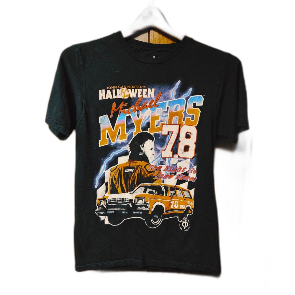 Halloween Michael Myers horror t-shirt racing size S